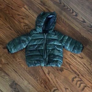 GAP Baby Boy Camo Puffer Coat 6-12mo